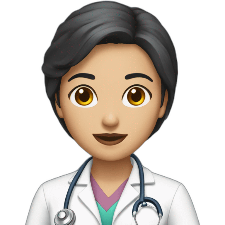 Doctora morena emoji