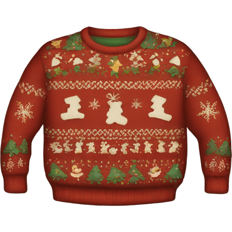 Xmas sweater  emoji