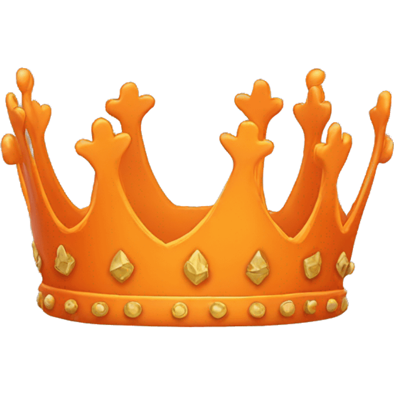 orange crown (only the crown) emoji