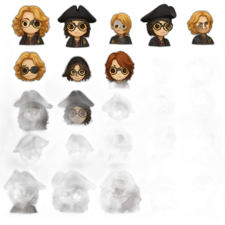 Harry Potter in pirate look emoji