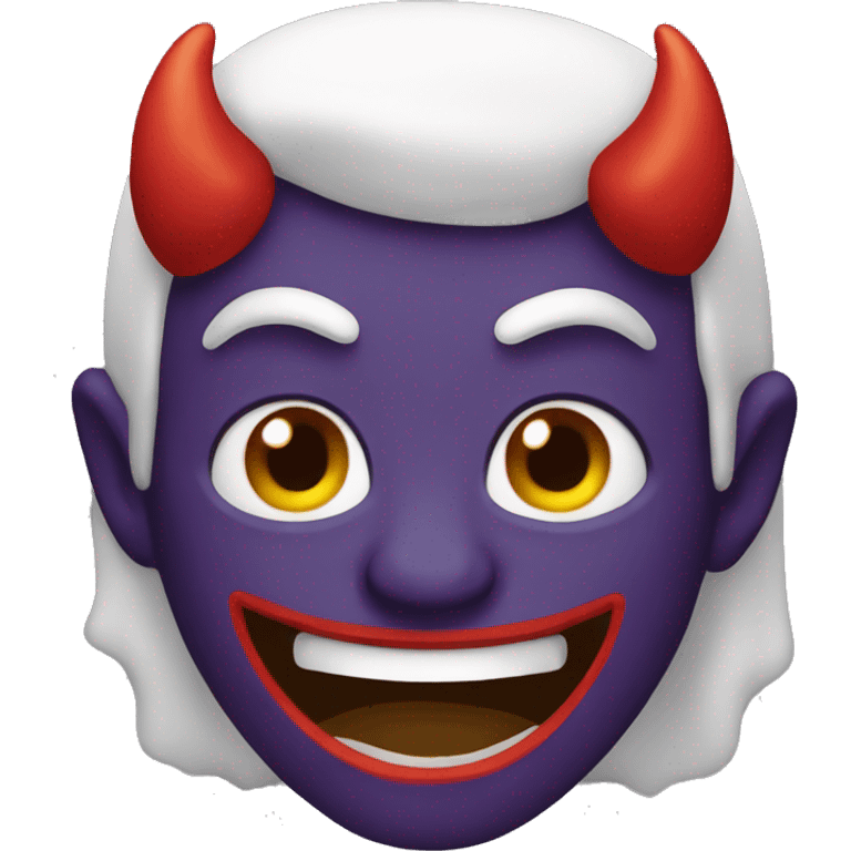 A devil emoji