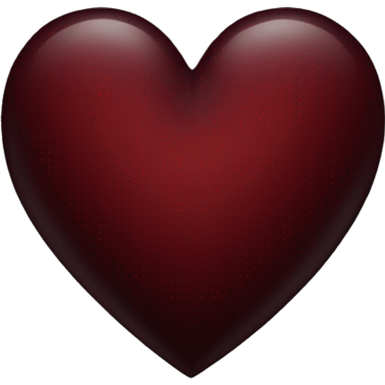 dark red heart emoji