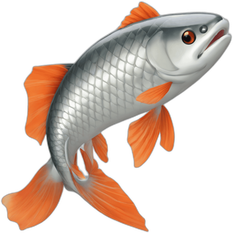 silver-koi-salmon emoji