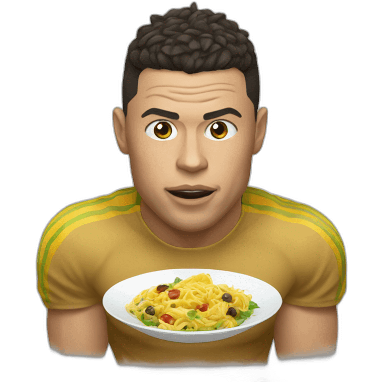 Ronaldo qui mange emoji