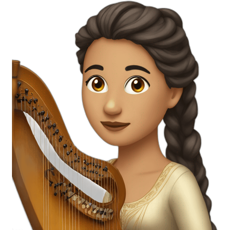 Ameylia Saad harpist emoji