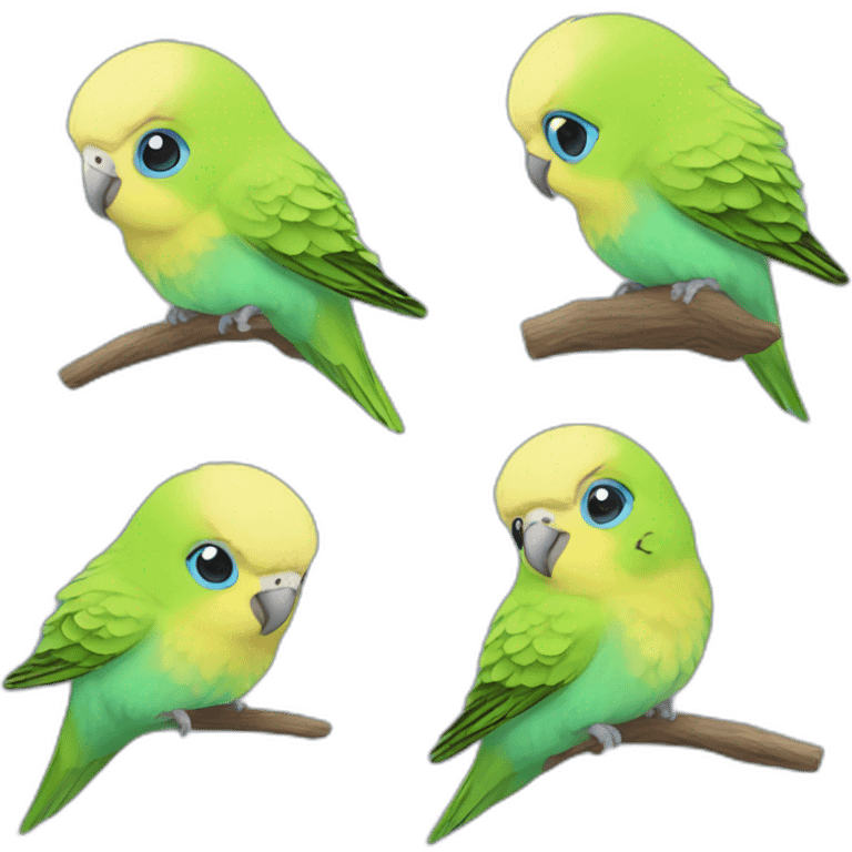  budgerigars emoji