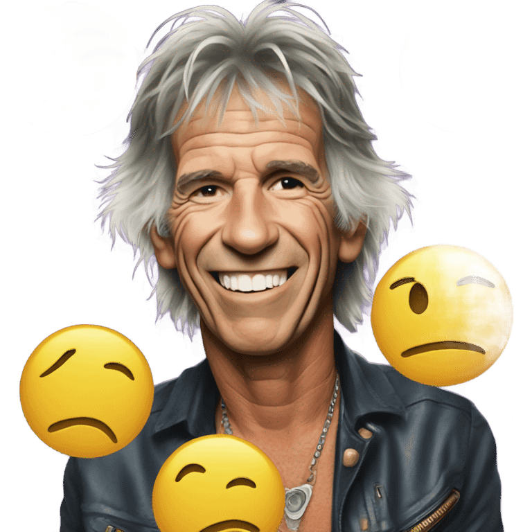 Keith richards smiley emoji