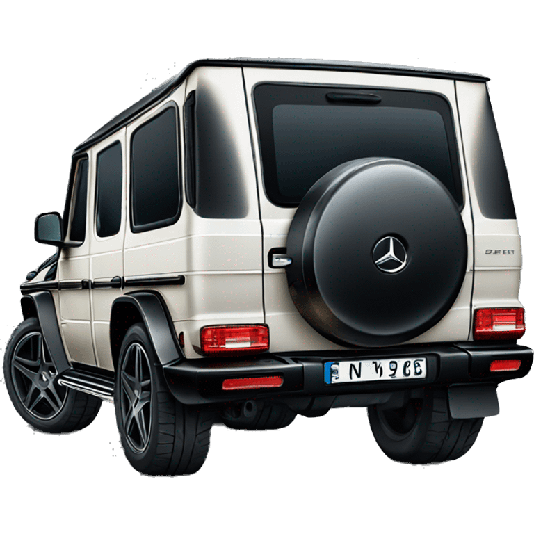 Black Mercedes g-wagon emoji