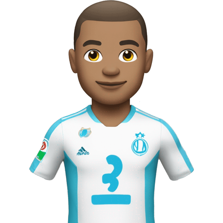 Mbappé avec le maillot de l’OM  emoji