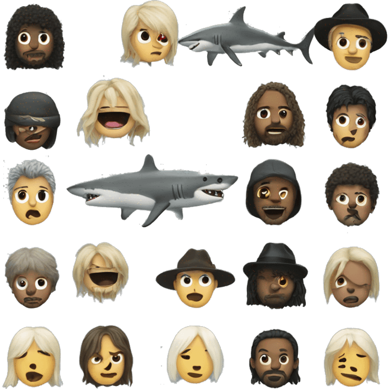 Fleetwood Mac on sharks  emoji