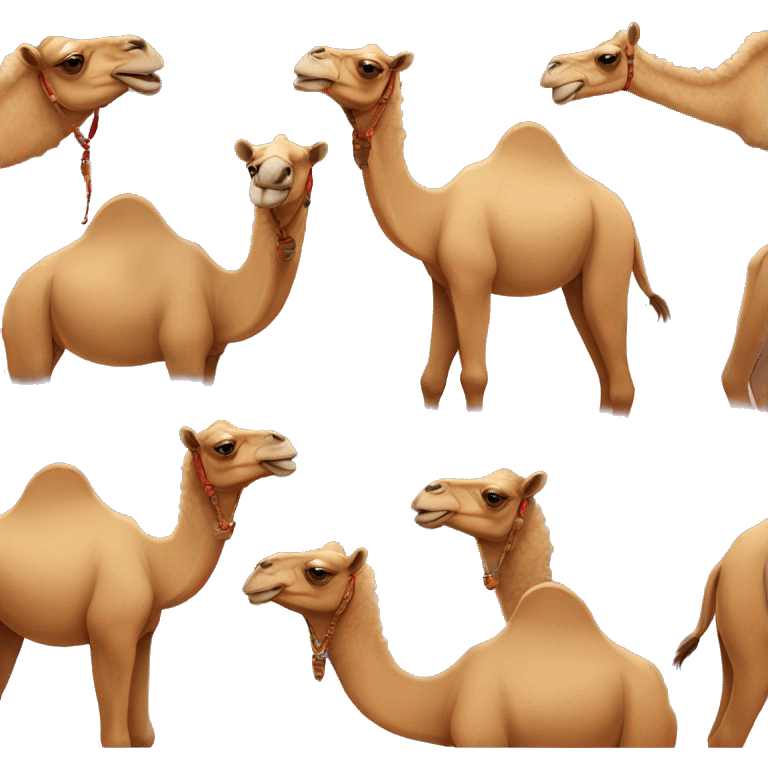 Three Camels emoji