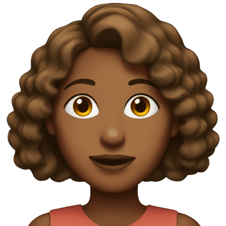 Brown woman emoji