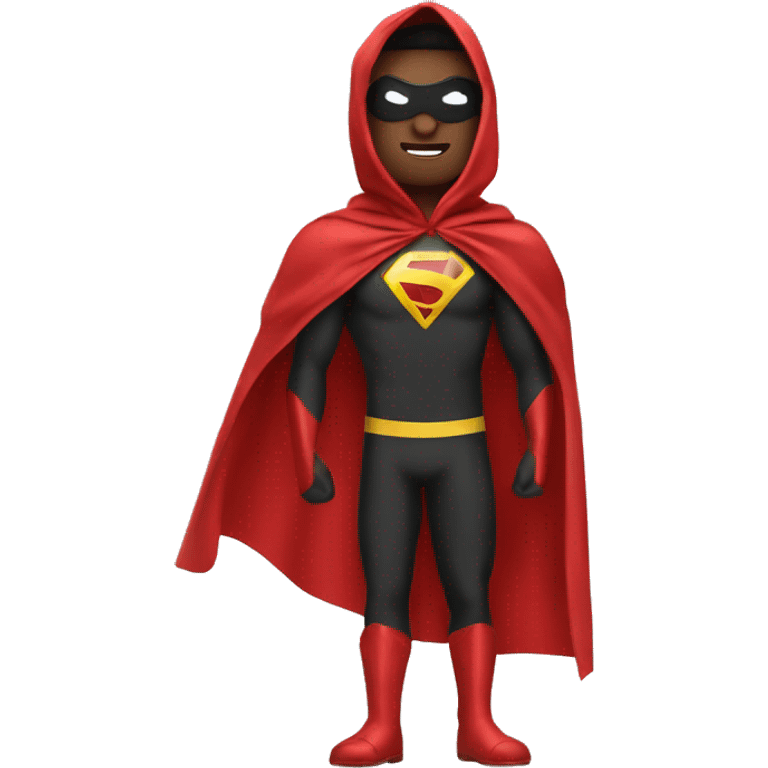 RED SUPERHERO CAPE emoji