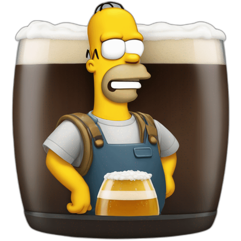 Homer beer emoji