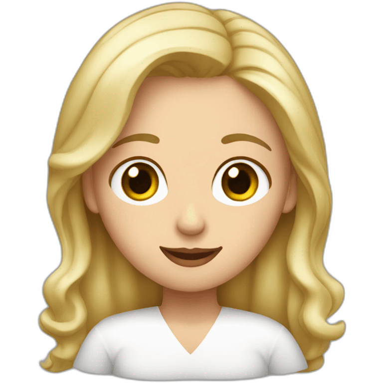 Mujer rubia san Fermín emoji