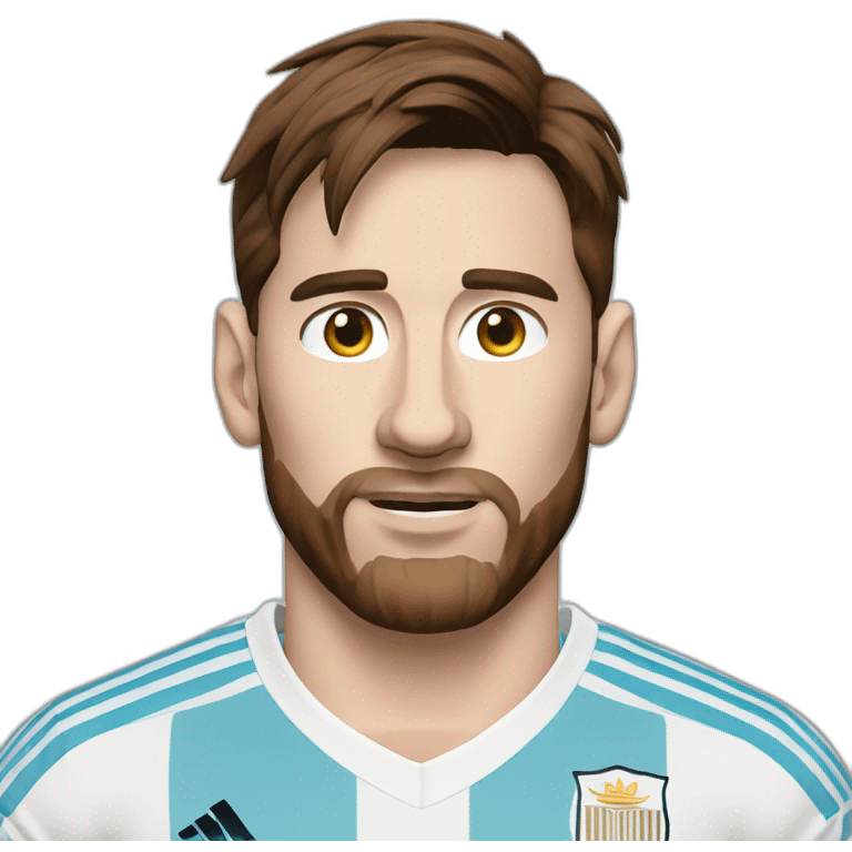 leo messi argentina jersey emoji