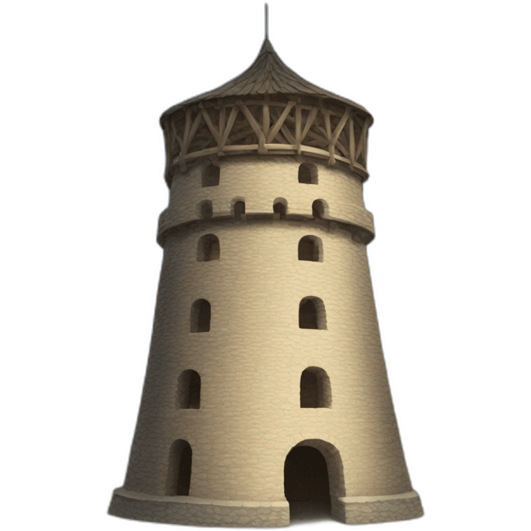 Tain tower emoji