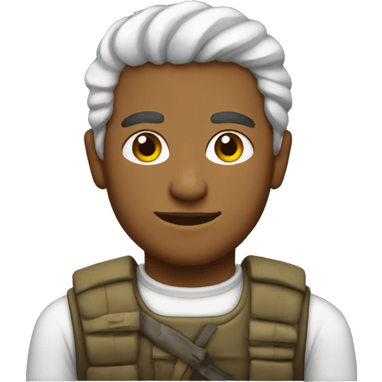 Freedom fighter in keffiyeg emoji