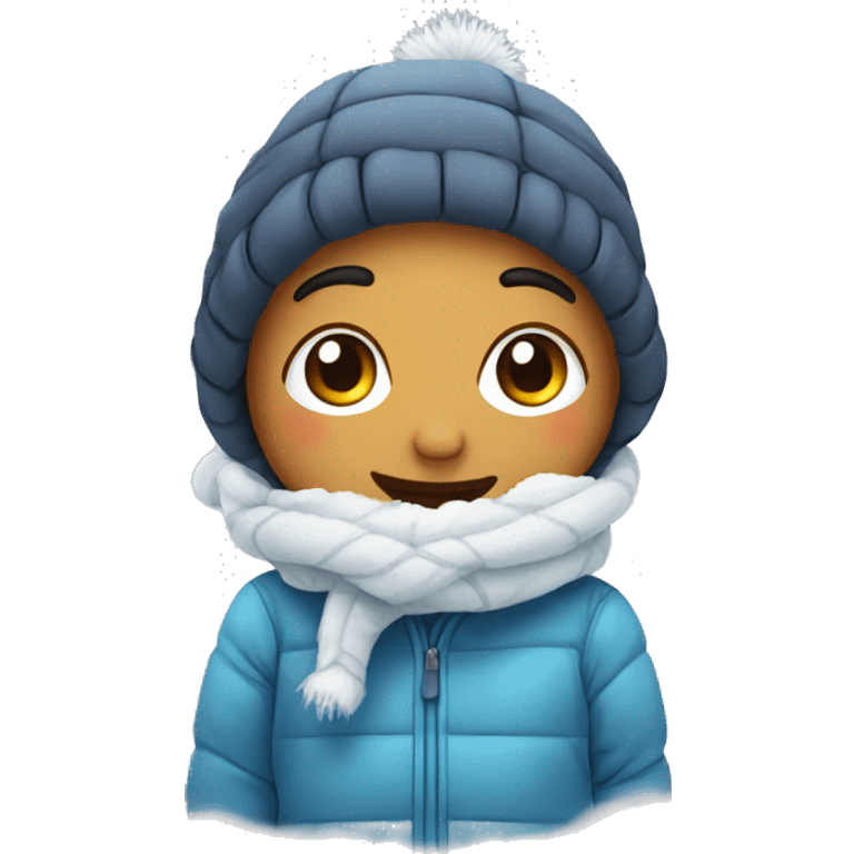 Cute winter  emoji