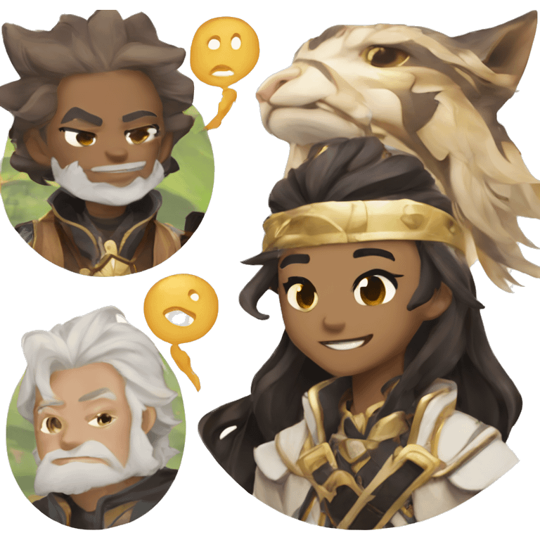 wanderer and sethos from genshin impact emoji