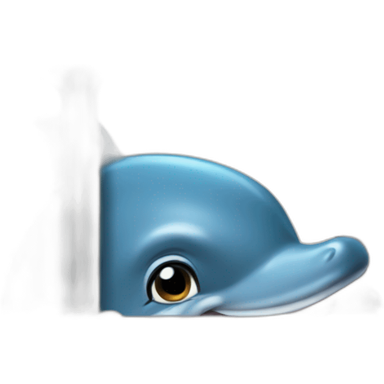 dolphin being put in jail emoji