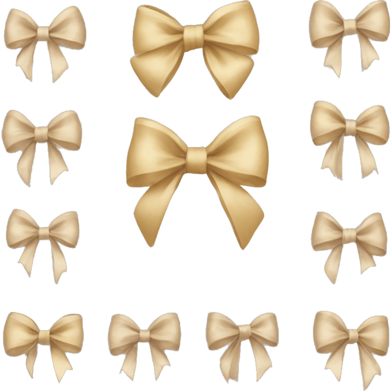 Neutral bows emoji