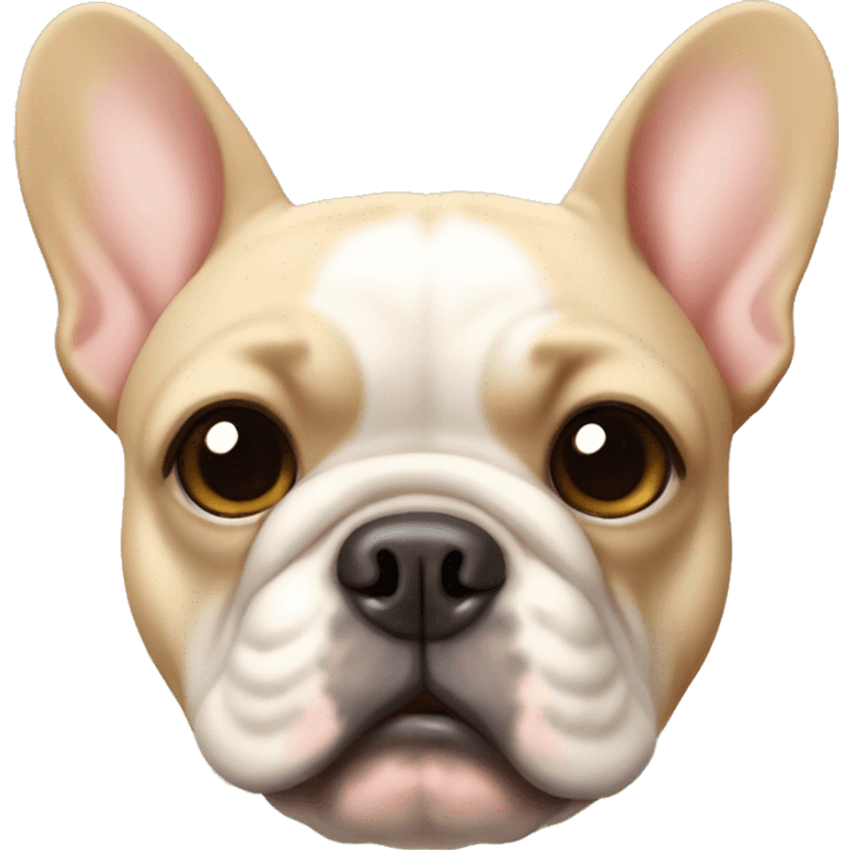 Beige French bulldog emoji