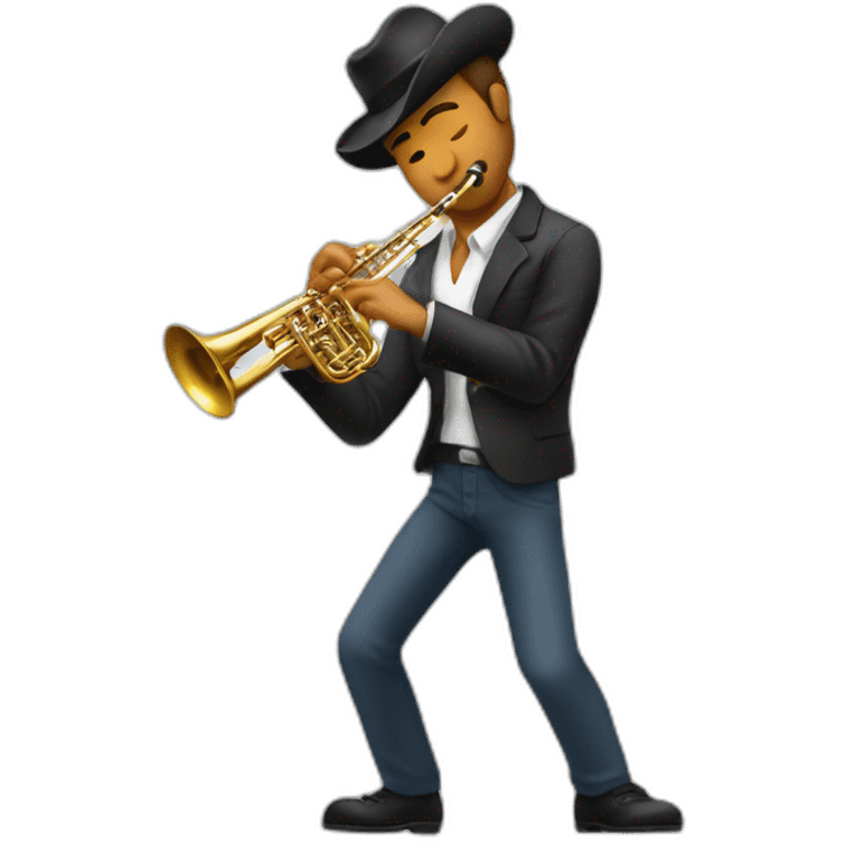 Hombre tocando el saxo emoji