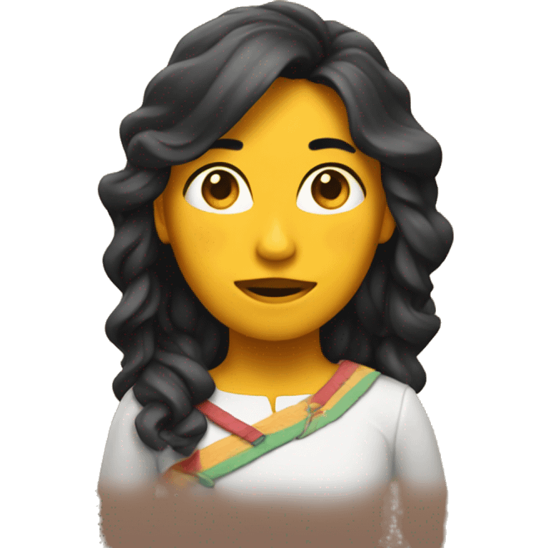 Chica trigueña emoji