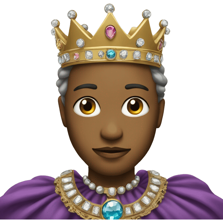 An emoji of a royal crown, adorned with jewels and intricate detailing, symbolizing power, authority, and royalty emoji