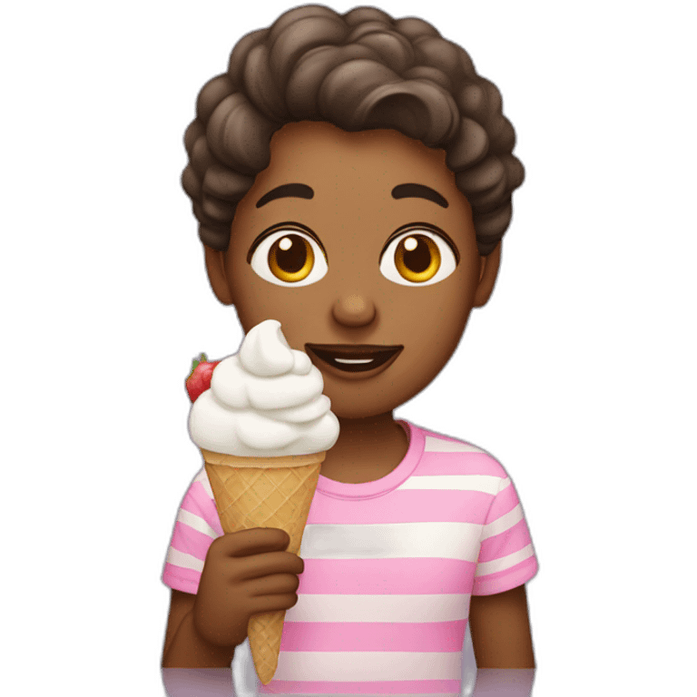 Transgender eating ice cream  emoji