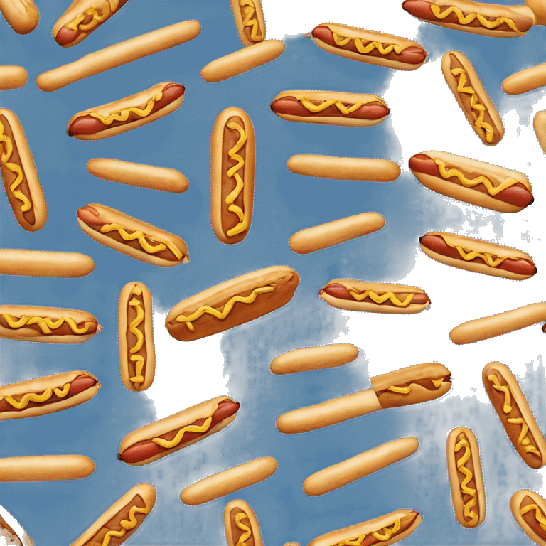 Een hotdog op een Eiffeltoren ￼￼ emoji