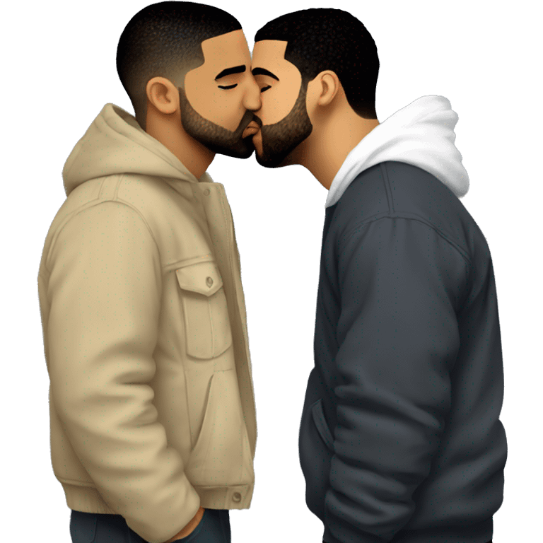 drake kissing drake kissing drake kissing drake emoji