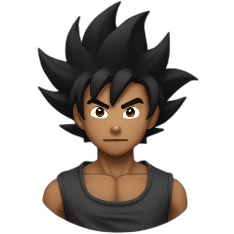 Black Goku emoji