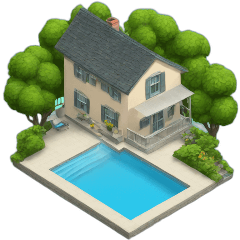 house pool emoji