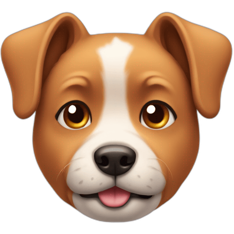 Dog with cute face  emoji