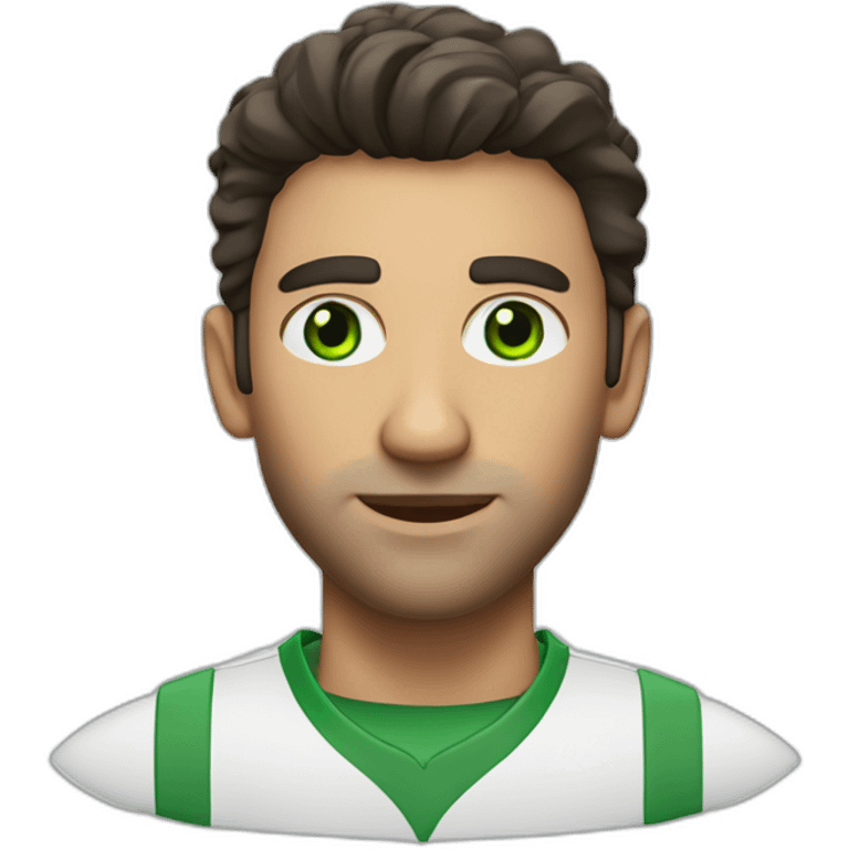 joao almeida team leader with green eyes emoji