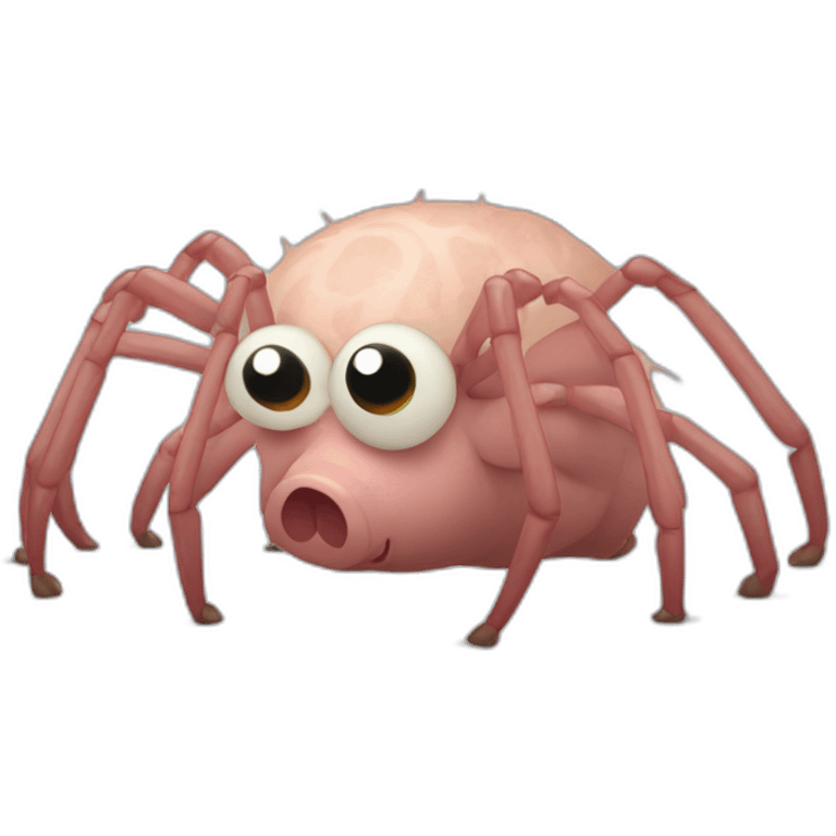 spider cochon emoji