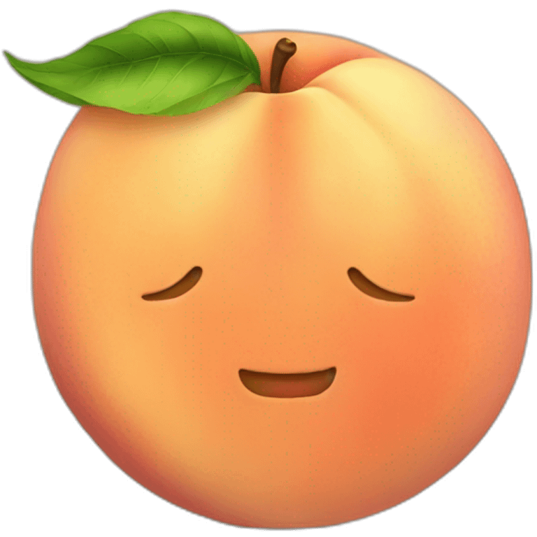 Big peach emoji