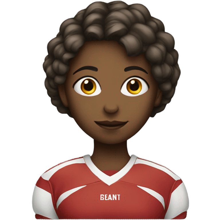 girl with football  emoji