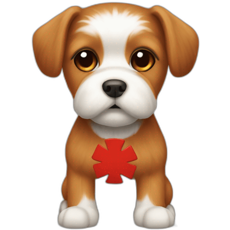 Red Maltese cross emoji