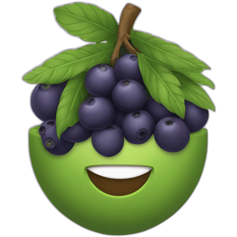 tigela de açaí emoji