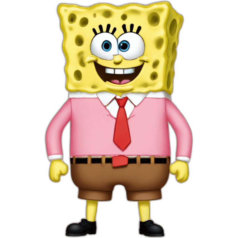 SpongeBob en Patrick en één emoji