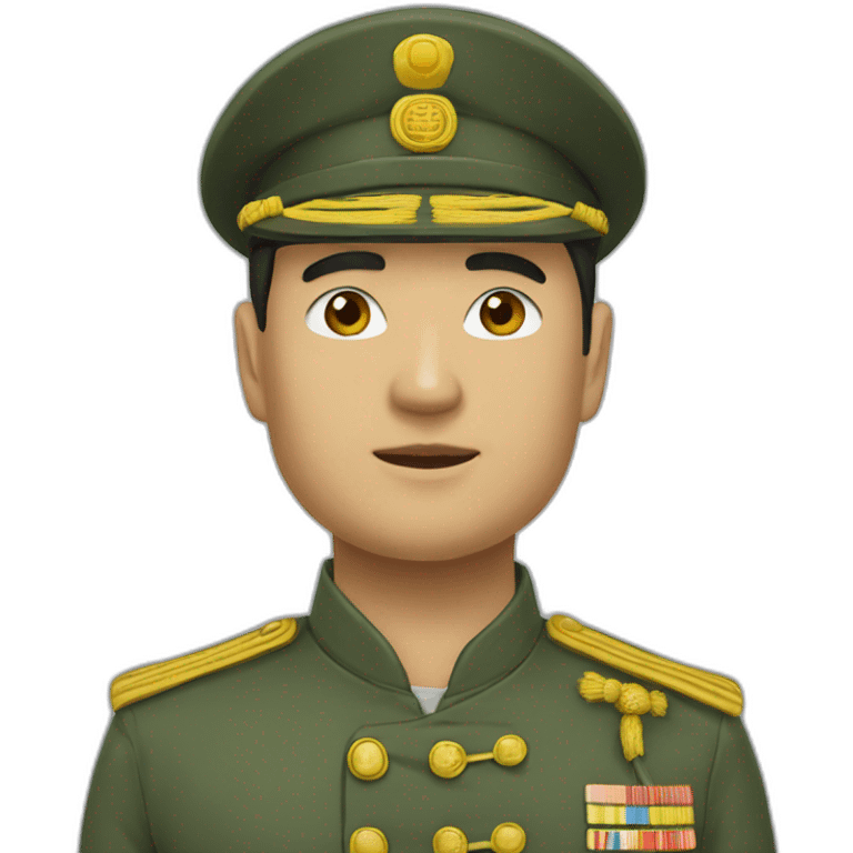 Chinois-militaire emoji