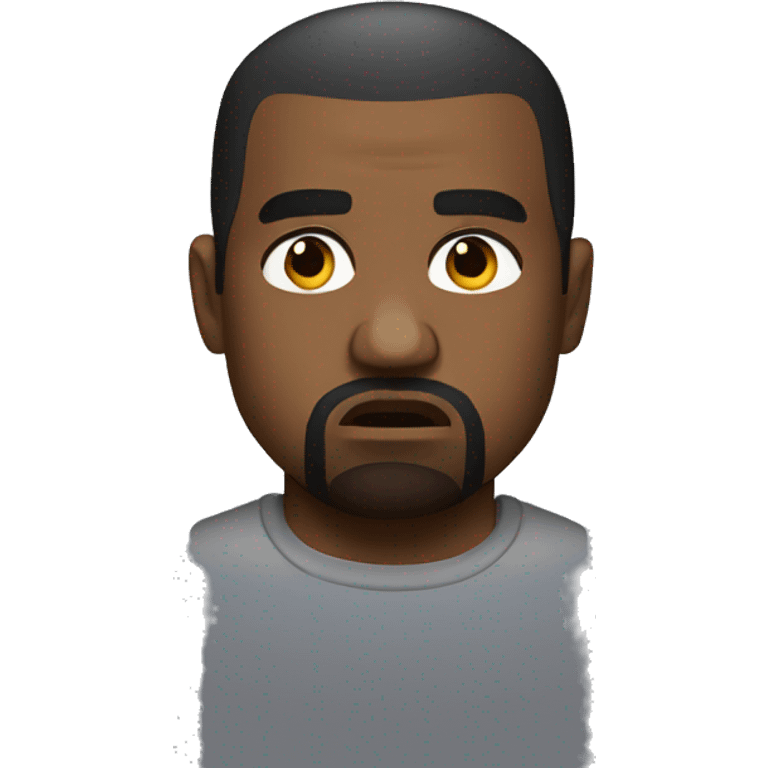 kanye west looking disappointed  emoji