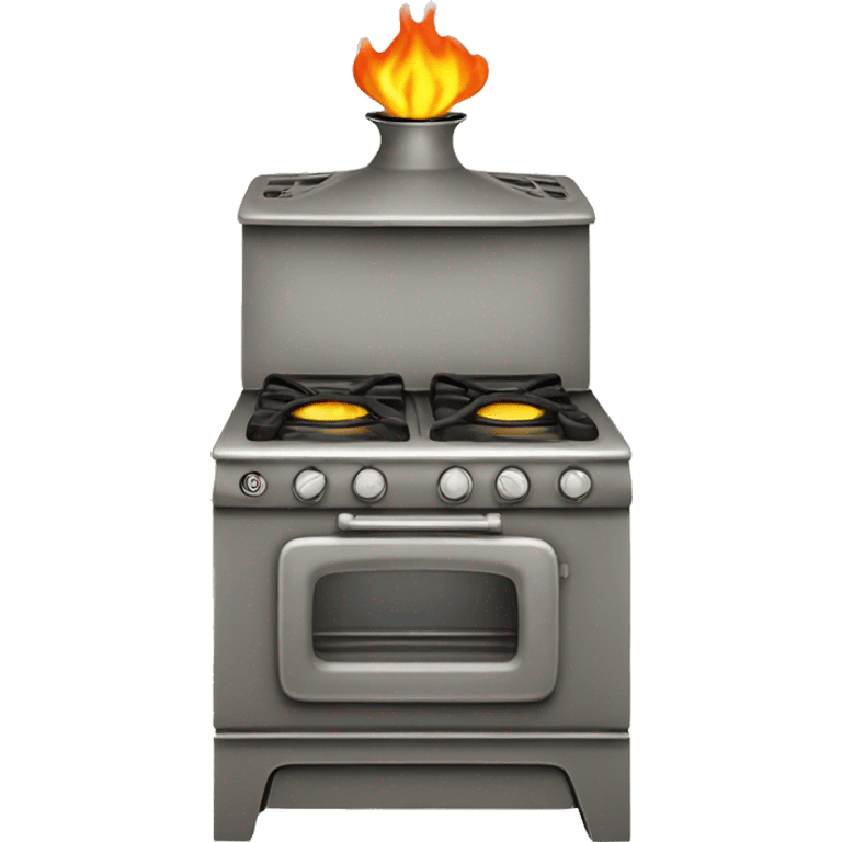 retro gas burner emoji