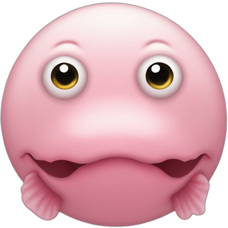 Blobfish circle  emoji