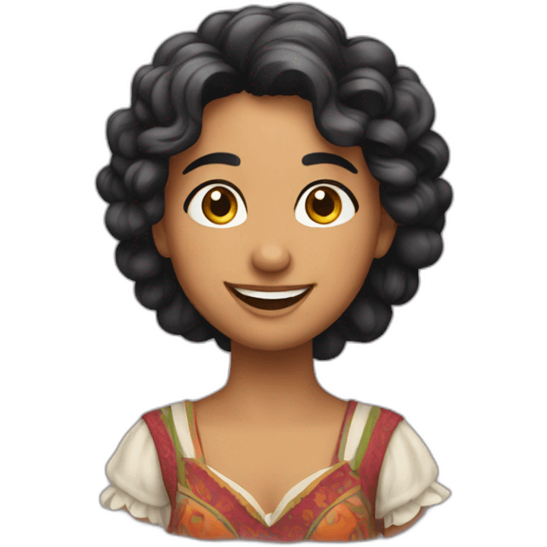 an happy gipsy emoji