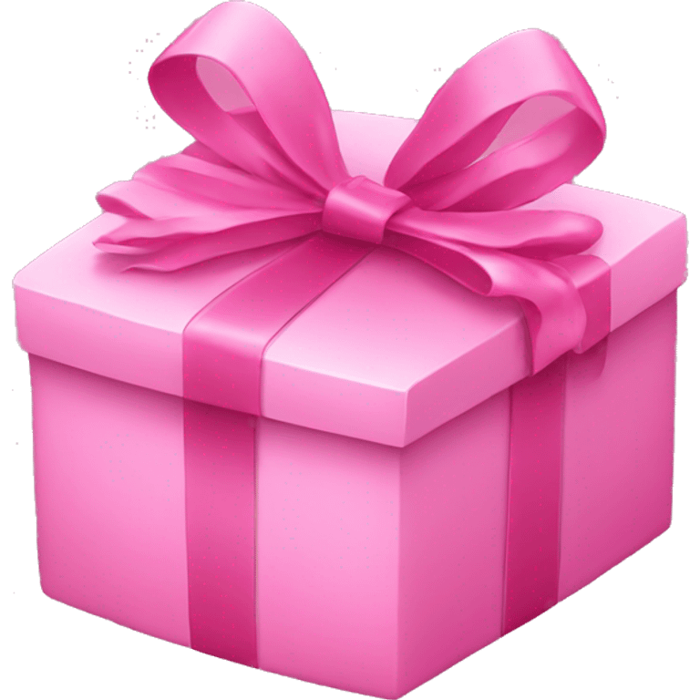 Pink gift box emoji