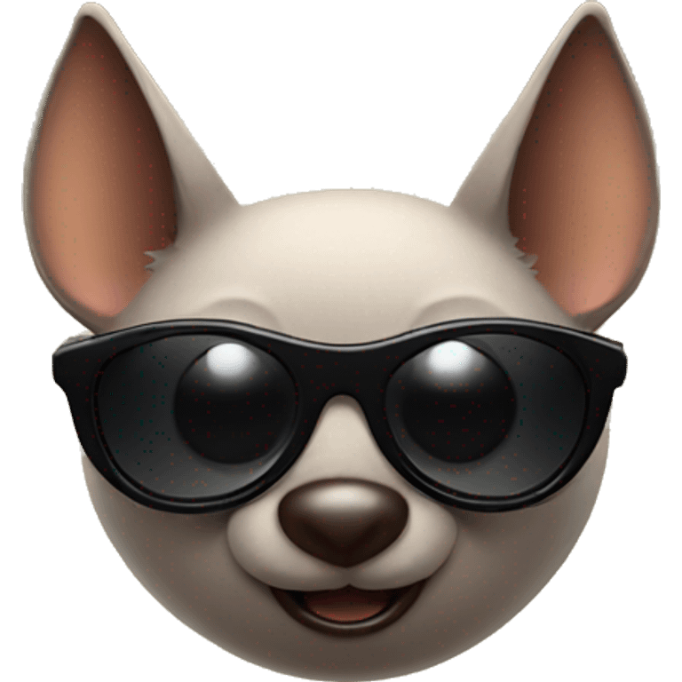 Bat with sunglasses emoji